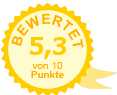 Anja Seliger wurde 2 mal bewertet mit 5,3 von 10 Punkten