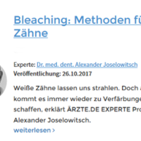 Alexander Joselowitsch Berlin Bleaching